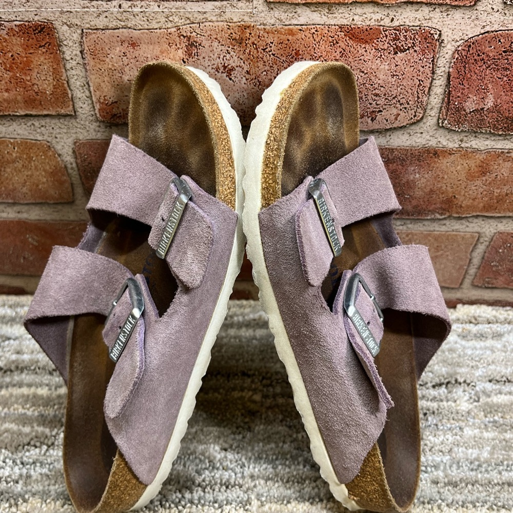 Birkenstock Arizona sandals 37 soft footbed narrow fit women’s Sz 6 - Picture 6 of 11